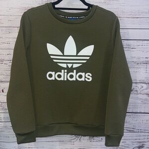 Adidas Trefoil Textured Sweatshirt